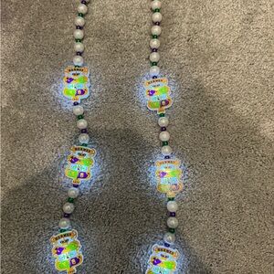Krewe of Hermes Light up bead 2026 multi color mardi gras necklace